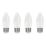 Essentials  E27 Candle LED Light Bulb  470lm 4.2W 4 Pack