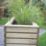 Forest  Rectangular Double Linear Planter Natural Wood 800mm x 400mm x 440mm