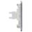 Knightsbridge  Metal Clad CAT6a RJ45 Socket White with White Inserts