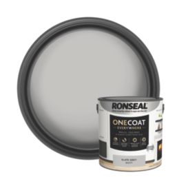 Ronseal 2.5Ltr Slate Grey Matt Emulsion Multi Surface Paint