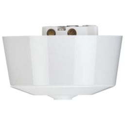 Knightsbridge  4-Pin Ceiling Rose Light Fitting White 3.38"