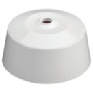 Knightsbridge  4-Pin Ceiling Rose Light Fitting White 3.38"
