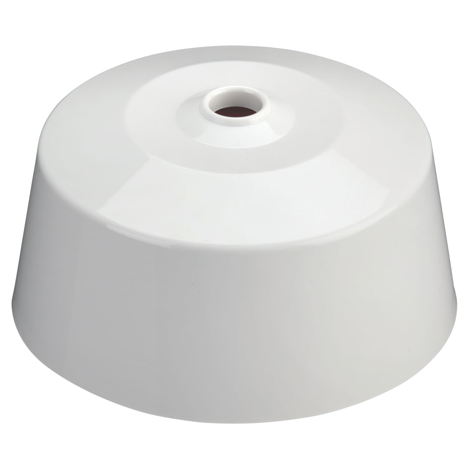 Knightsbridge 4-Pin Ceiling Rose Light Fitting White 3.38" (683CR)
