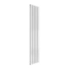 Reina Flat Double 1800mm x 366mm 3319BTU White Vertical Designer Radiator
