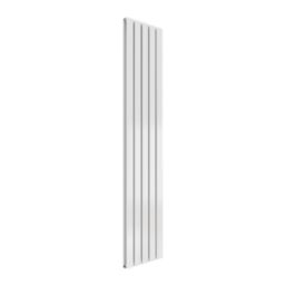 Reina Flat Double 1800mm x 366mm 3319BTU White Vertical Designer Radiator