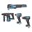 Erbauer  18V 2 x 4.0Ah Li-Ion EXT Brushless Cordless 4-Piece Kit