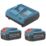 Erbauer  18V 2 x 4.0Ah Li-Ion EXT Brushless Cordless 4-Piece Kit