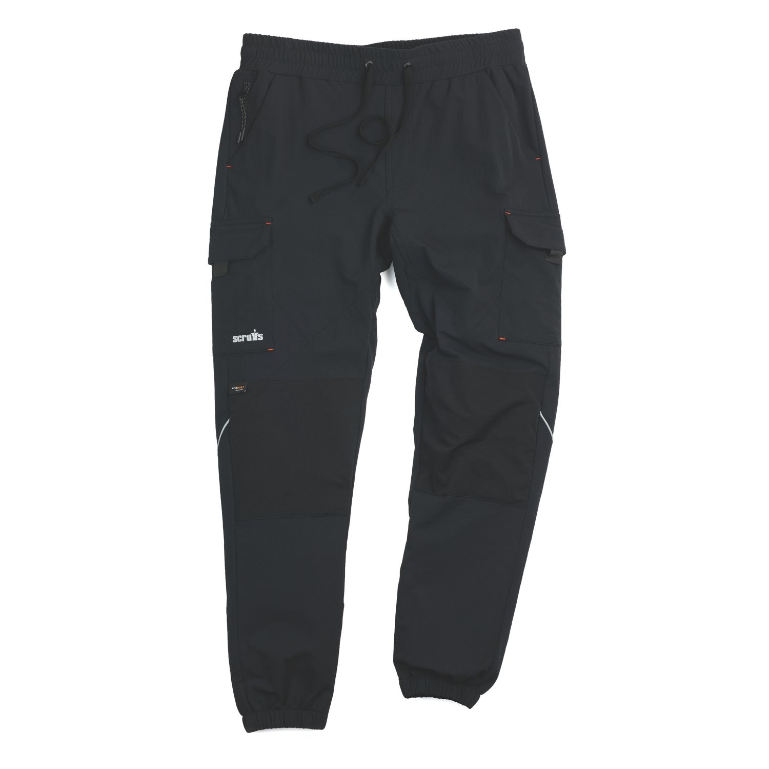 Scruffs Tech Hybrid Stretch Cargo Joggers Black 2X Large 35" W 31" L (683EJ)