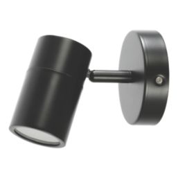LAP Telloy Round 1-Light Bathroom Spotlight Black