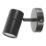 LAP Telloy Round 1-Light Bathroom Spotlight Black