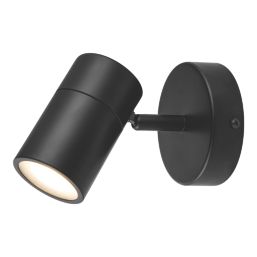 LAP Telloy Round 1-Light Bathroom Spotlight Black