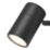 LAP Telloy Round 1-Light Bathroom Spotlight Black