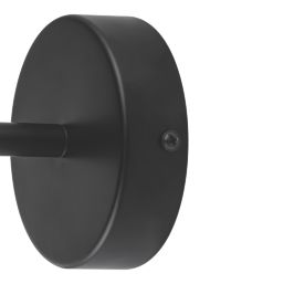 LAP Telloy Round 1-Light Bathroom Spotlight Black