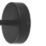 LAP Telloy Round 1-Light Bathroom Spotlight Black
