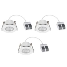 LAP  Fixed  Fire Rated LED Smart Downlight Matt White 4.7W 520lm 3 Pack