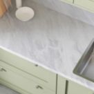 Wilsonart Matt Grey Marble Effect Laminate Upstand 3000mm x 100mm x 20mm
