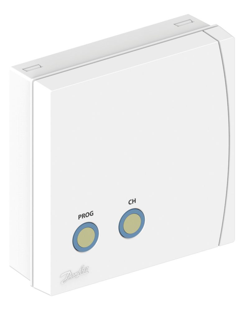 Danfoss TPOne 1-Channel Wireless Programmable Room Thermostat u0026 Receiver -  Screwfix