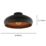 Eglo Mogano Ceiling Light Black/Copper