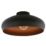 Eglo Mogano Ceiling Light Black/Copper