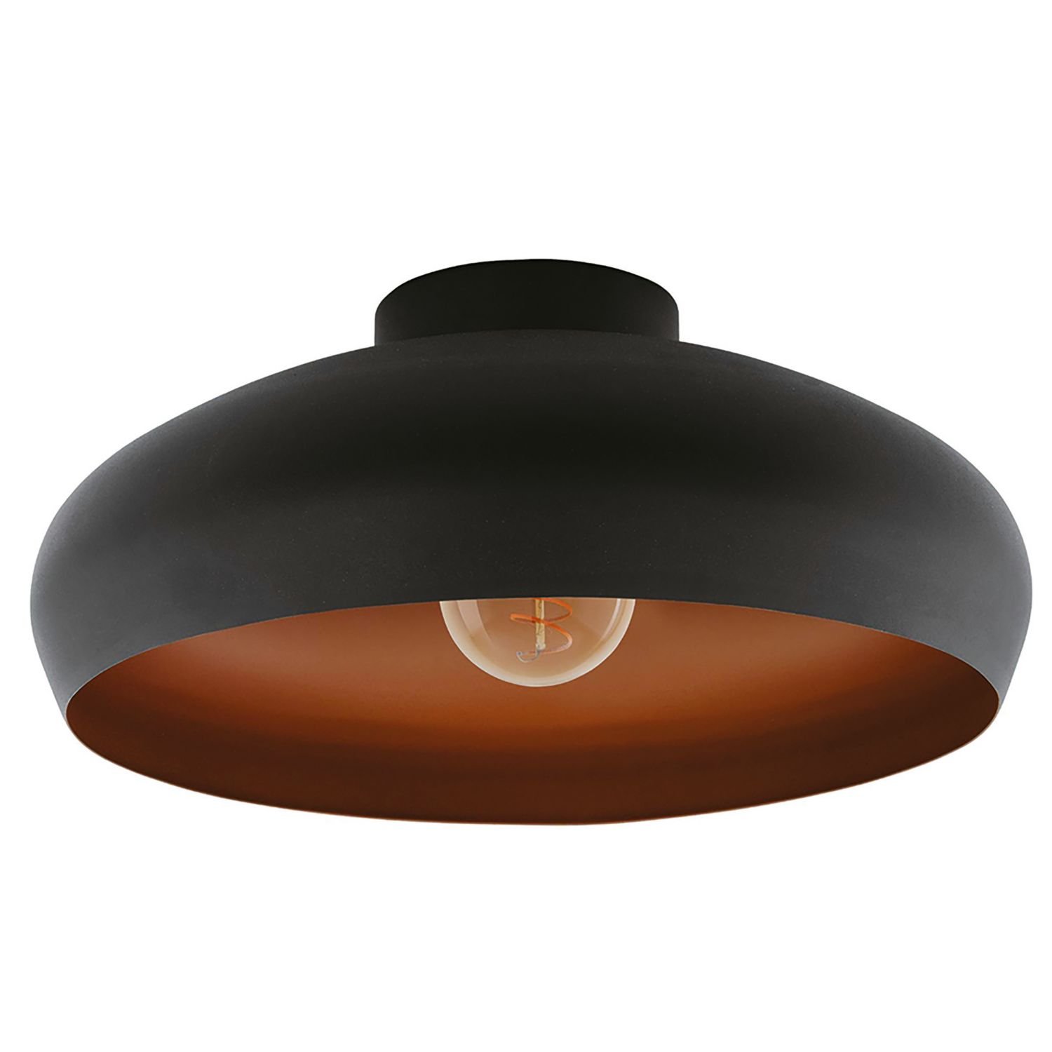 Eglo Mogano Ceiling Light Black/Copper (683PL)