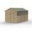 Forest Beckwood 8' x 11' 6" (Nominal) Apex Shiplap Timber Shed with Base & Assembly