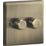 Knightsbridge  2-Gang 2-Way LED Intelligent Dimmer Switch  Antique Brass
