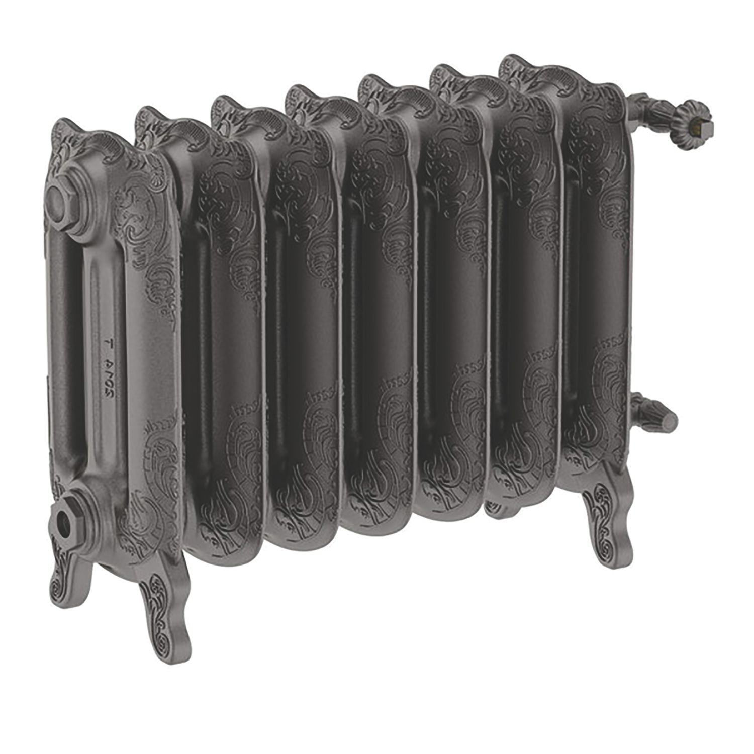 Terma 470mm x 606mm 2051BTU Raw Metal Cast Iron 3 Column Radiator (683RH)