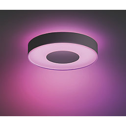 Philips Hue Infuse RGB & White LED Ceiling Light Black 33.5W 2100-2350lm