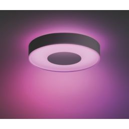 Philips Hue Infuse RGB & White LED Ceiling Light Black 33.5W 2100-2350lm
