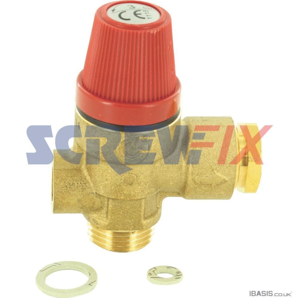 Vaillant 190728 Pressure Relief Valve Screwfix