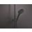 Hansgrohe Vernis Shape Showerpipe 230 HP Rear-Fed Exposed Matt Black Thermostatic Mixer Shower Kit