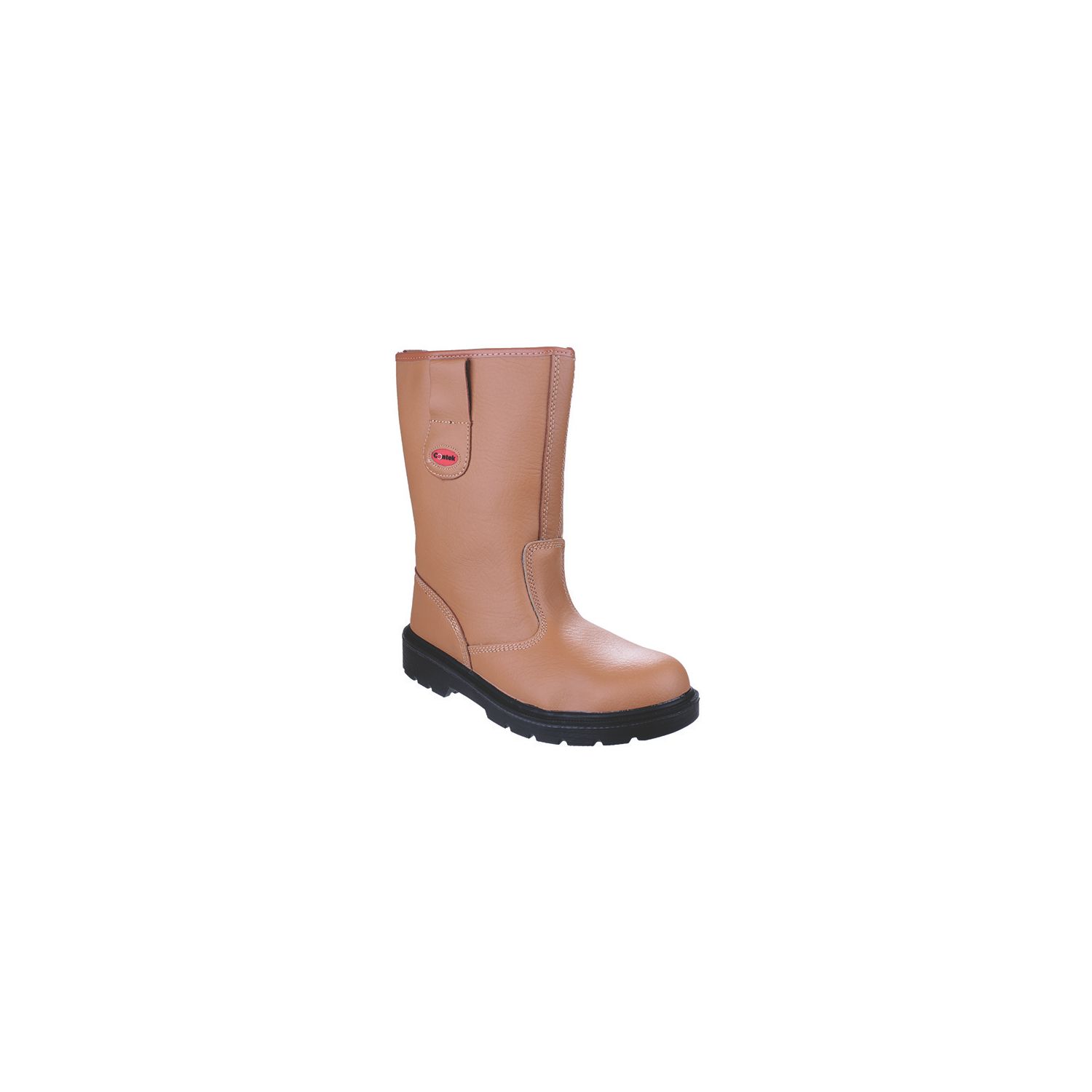 Centek FS334 Size 14 Tan Steel Toe Cap Safety Rigger Wellies (683XC)
