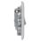 British General Nexus Metal 13A Switched Fused Spur & Flex Outlet with LED Brushed Steel
