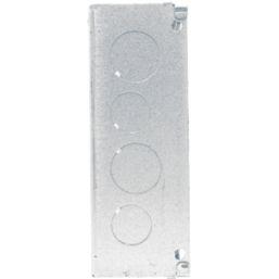 British General  12-Gang Galvanised Steel  Knockout Box 47mm