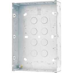 British General  12-Gang Galvanised Steel  Knockout Box 47mm
