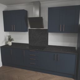 Mariz  Vena Black Splashback 750mm x 900mm x 12mm