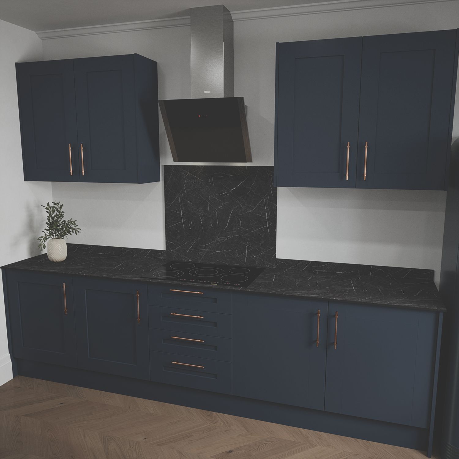 Mariz Vena Black Splashback 750mm x 900mm x 12mm (683YY)