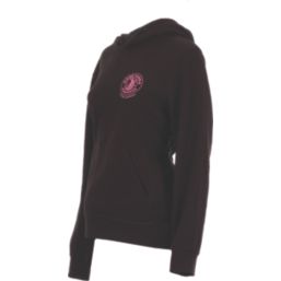 Hard Yakka Heritage Icon Womens Hooded Sweatshirt Black X Large 27" Chest