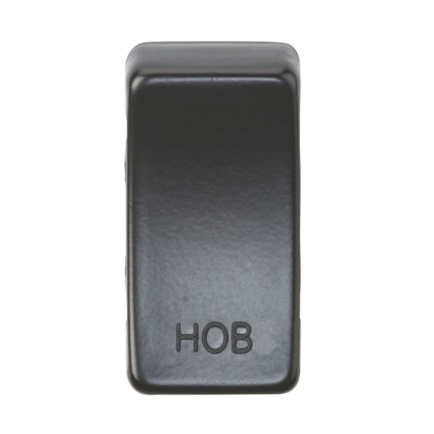 Knightsbridge 'HOB' Switch Cover Matt Black (684CT)