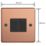 Varilight  10A 2-Gang 2-Way Light Switch  Brushed Copper