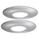 4lite  Fixed  Fire Rated LED Smart Downlight Chrome 5W 440lm 2 Pack