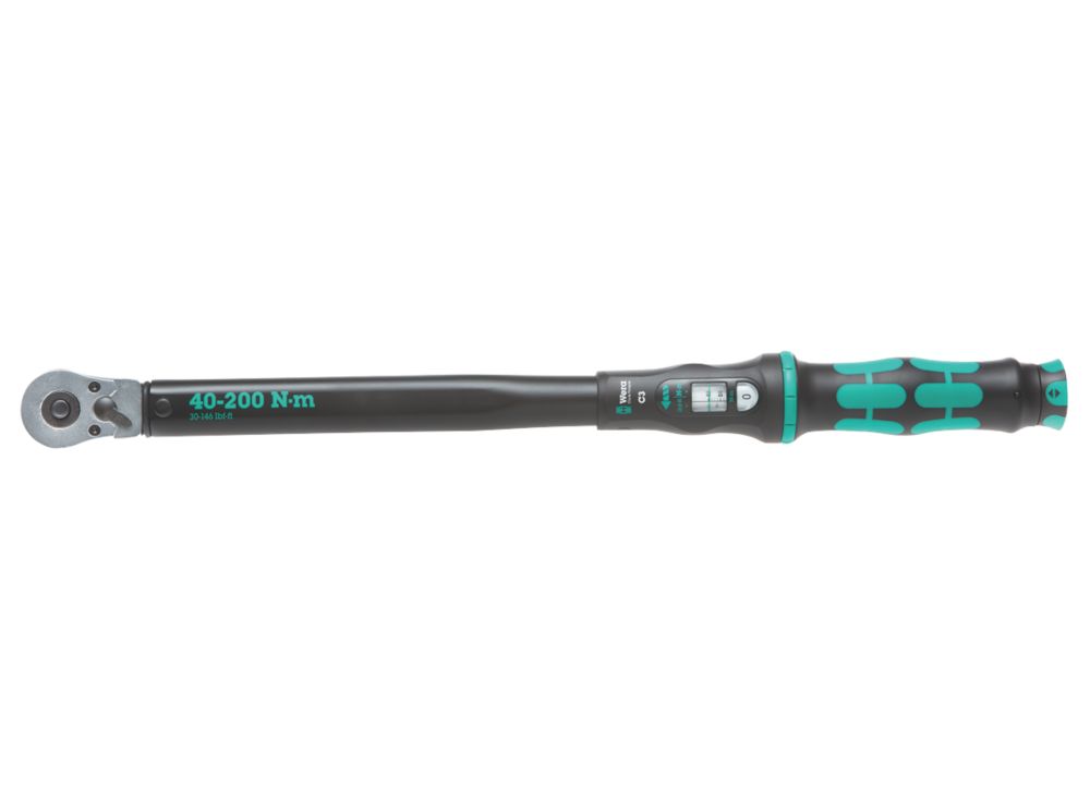 Wera Click-Torque C3 Adjustable Torque Wrench 1/2" x 21.1"