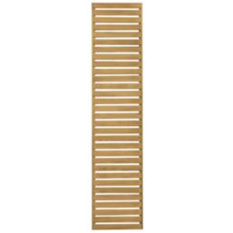 Forest  Softwood Rectangular Slatted Trellis 1' x 6' 4 Pack