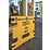 Addgards Keep Your Distance Safety Barrier Yellow / Black 1m 3 Pack