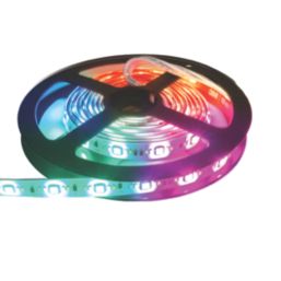 Sensio Flux RGBWW 5m LED Colour Changing Flexible Strip Light + Remote 25W 340lm