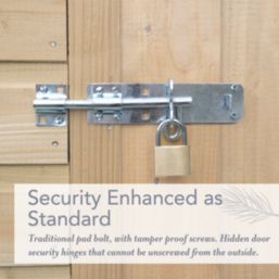 Forest Beckwood 19' 6" x 10' (Nominal) Reverse Apex Shiplap Timber Shed