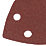 Silverline   80 Grit 6-Hole Punched Multi-Material Sanding Sheets 90mm x 90mm 10 Pack