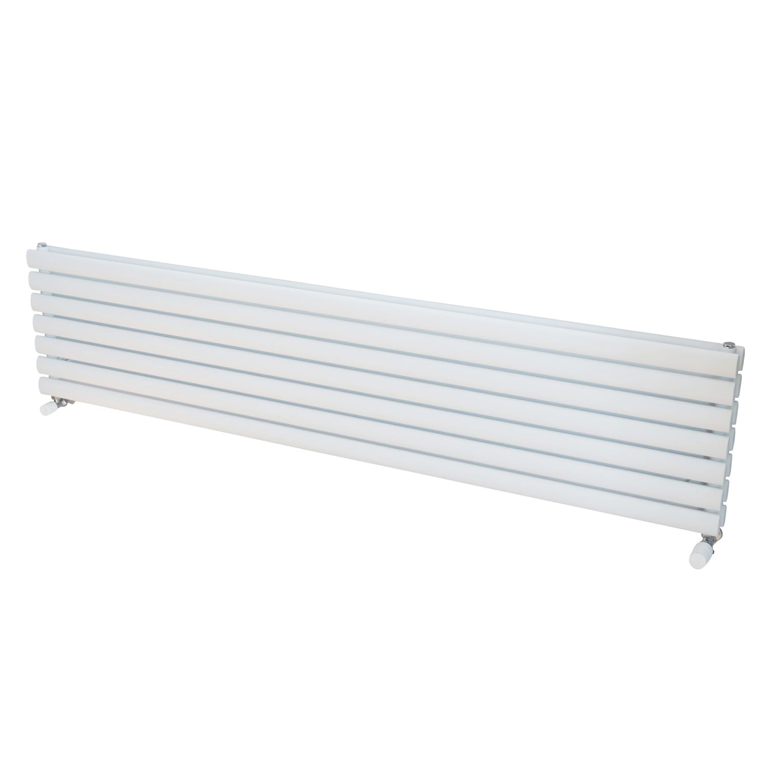 Ximax Fortuna 410mm x 1800mm 4573BTU White Horizontal Designer Radiator (684TR)