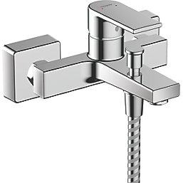Hansgrohe Vernis Shape Wall-Mounted  Bath and Shower Mixer with 2 Flow Rates Chrome