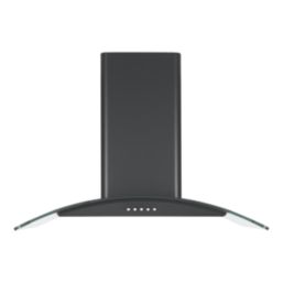 Essentials NNCGHB60UK Curved Glass Hood Black 600mm